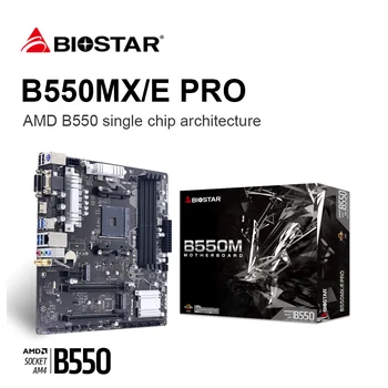 BIOSTAR B550MX/E PRO Novej Doske 128G DDR4 Zásuvky AM4 AMD B550 4xSATA3 M. 2 PCI 4.0 Podpora AMD CPU Micro-ATX placa mae