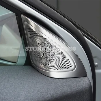 Vnútorné Dvere Auta Audio Reproduktorov Rám, Kryt Trim 2 ks Pre Benz GLA X156 2013-2019 Auto príslušenstvo interiéru Auto dekorácie
