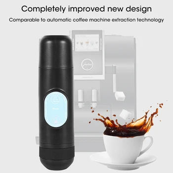 Prenosné Elektrické kávovar Auto Cestovanie Automatické taliansky kávovar Kávové Kapsule Prášok USB Nabíjateľné kanvice