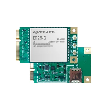 Quectel EG25-G MINI PCIE LTE Cat4 modul s Nano SIM kartu, slot pre Globálne MIMO NSS prijímač 150Mbps zostupný vlastné edition