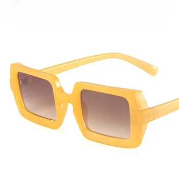 Mnohouholník Obdĺžnik Ženy slnečné Okuliare Módne Retro Značka Dizajnér Námestie Slnečné Okuliare Mužov Klasické Biele Okuliare Odtiene UV400