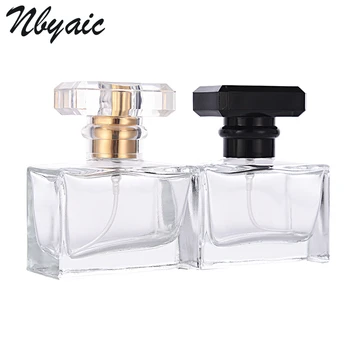 Nbyaic 50pcs high-end vzorky 30ml parfém dávkovač fľaše rozprašovača prenosné číre sklo lotion spray prázdna fľaša