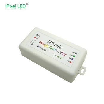 SP105E Bluetooth Diaľkový ovládač APLIKÁCIE SPI Pre RGB LED Pásy/Pixel Svetlo