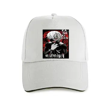 nová spp klobúk Klasické Tokio Vlkolak Kaneki Ken Mužov šiltovku Japonské Anime A Manga Vybavené Čistej Bavlny Harajuku T-s