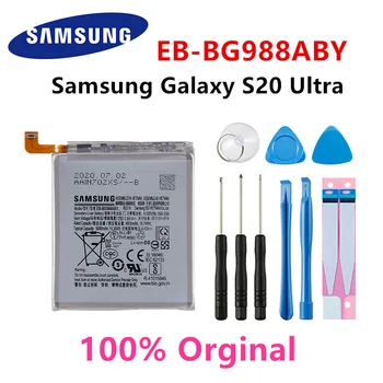 SAMSUNG Pôvodnej EB-BG988ABY 5000mAh Náhradné Batérie Pre Samsung Galaxy S20 Ultra S20Ultra S20U Mobilného telefónu, Batérie+Nástroje