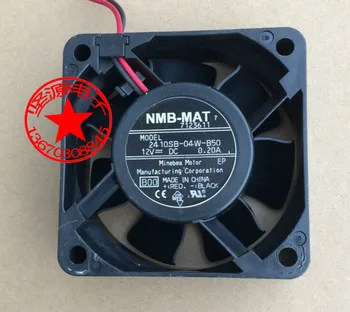 NMB 2410SB-04W-B50 B00 DC 12V 0.20 A 60x60x25mm 2-Wire Server Chladiaci Ventilátor