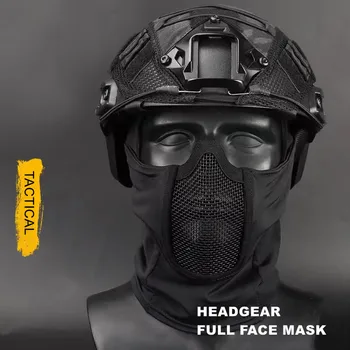 Taktické Kukla Pokrývky hlavy, Maska Airsoft Paintball celotvárová Maska Priedušná Vonkajší Lov Wargame CS Ochrany Maska