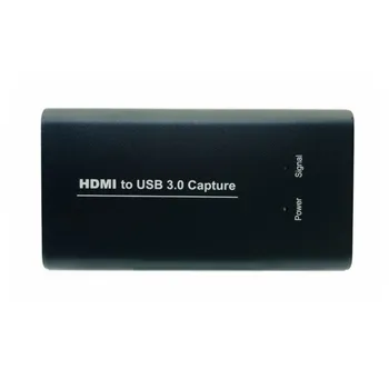 HDMI Zachytiť Kartu digitalizačné Zariadenie USB3.0 HDMI 4K 60Hz HDMI USB, HD Video Zachytenie Hra Live Streamingové Vysielanie s MIC