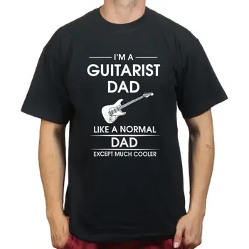 2019 Najnovšie Módne Gitarista Otec Len Oveľa Chladnejšie 59 Les Paul Strat American Standard T-shirt O-Krku Lumbálna Tshirts