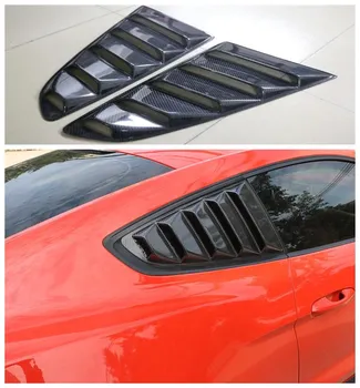 Vysoká Kvalita 2ks/1Set ABS & Uhlíkových vlákien Bočné žalúzie strane ponoru žalúzie okno dosku Na Ford Mustang 2015-2020