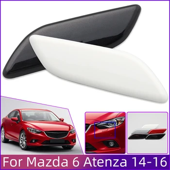 2 ks Pre Mazda 6 Atenza 2014 2015 2016 Predného Svetlometu Podložka s postrekovačom Kryt Spp Auto Diely Headllamp Cleaner Jet Veko Výbava
