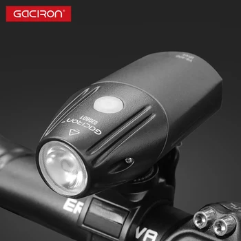 Gaciron USB Nabíjateľné Cyklus Predné Svetlo Cyklistické Prilby Ľahký Bicykel LED Riadidlá Lampy Nepremokavé Cyklistické Bezpečnostné Upozornenie Flash
