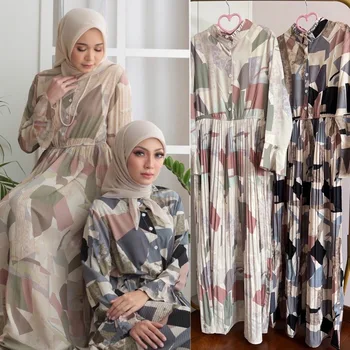 Moslimské Oblečenie Žien Islamské Oblečenie Ramadánu Eid Abaya Indonézsky Malajský Arabské