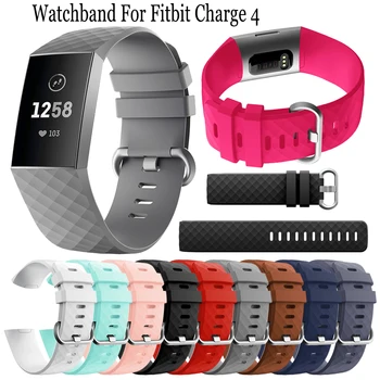 Silikónové watchband popruh pre fitbit poplatok 4 Náhradné kapela nový náramok Pre Fitbit Poplatok 3 smart hodinky šport Nastaviteľný pás