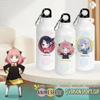 600 ml Fľaša na vodu Anya Kováč Shinomiya Kaguya Shikimori Hrdinka Anime Šport Pitie Fľaše