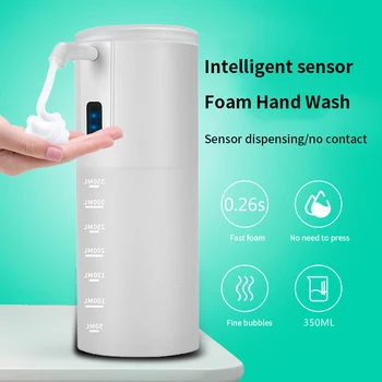 Automatický Snímač Indukčný Pena Na Umývanie Rúk Stroj Prenosné Bublina Infračervené Inteligentný Senzor LiquidSoap Dávkovač Hand Sanitizer