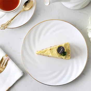 svadobné dekorácie Pečivo tanier dezert čaj doska raňajky doska tvorivé dezert koláč tanier keramický Európskych domácností