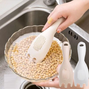 Multifunkčné ryža umývanie riadu na umývanie ryža lyžice magic domáce spotrebiče nebolí ručné umytie malých nástrojov