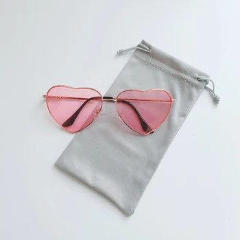 2019 Vintage Srdce, Slnečné Okuliare Ženy Dizajnér Značky Candy Farby Gradient Slnečné Okuliare Outdoor Okuliare Strany Oculos De Sol