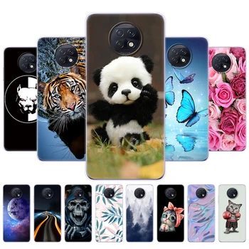 Pre Xiao Redmi Poznámka 9T Prípade Kremíka Mäkké Tpu Späť Na Redmi Poznámka 9 T Kryt Telefónu 6.53 palcový Note9T nárazníka ochranné Etui Panda