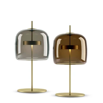 Dánsky Dizajn Skla Stolové Lampy, Obývacia Izba, Spálňa Hotel Deco Stôl Svetlo Módne Jednoduché Domov Svietidlo Led Osvetlenie Zariadenie