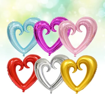 Svadobné Balóny Dekor Balónikov Srdce Svadobné Showercolorful Foto Rekvizity Hliníkové Hélium 