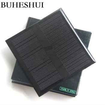 BUHESHUI 1W 18V Solárne Modul DIY Solar Panel Systému Nabíjačka 12V Batérie, 98*98*3 MM Monokryštalické 1000pcs Veľkoobchod