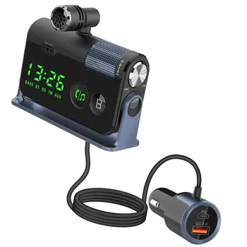 Bluetooth, FM Vysielač, Plug-in, Mikrofón Bezdrôtovú Automobilovú Súpravu pre iOS Telefóny