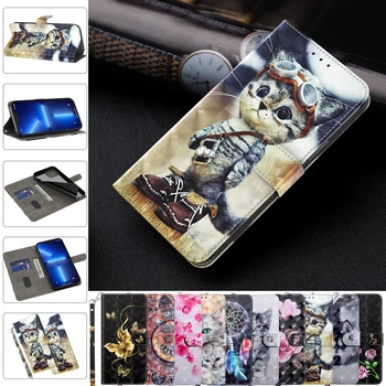 3D Maľované Peňaženky Filp Telefón Prípadoch Pre Samsung Galaxy S23 Ultra S23 Plus A04 A23E A04S A14 Kožený Ochranný Kryt Funda Etui