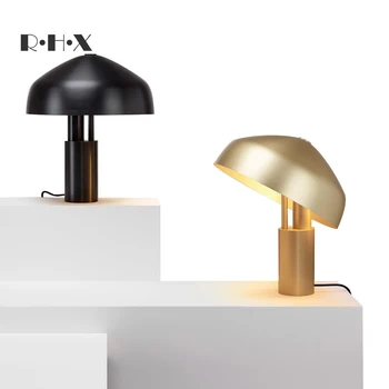 Lampa Originality Severnej Európe Stručné Osobnosti Obývacia Izba Štúdia Model Medzi Golden Kovaného Železa Posteli Stolná Lampa
