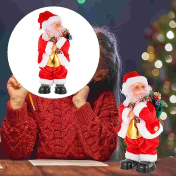 Santa Claus, Vianočné Hračky Electricdollssinging Tanečnú Párty Plyšové Hudobné Deti Figúrka Figurinesfavors Hračky A Ozdoby