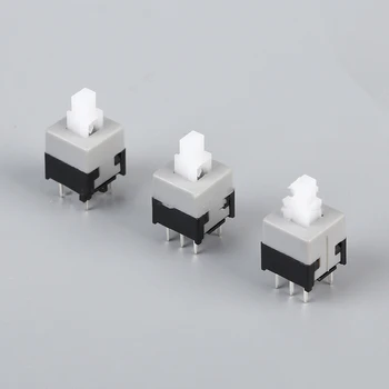 10PCS 8.5*8.5 Non-Self-Locking Prepínač / Self-Locking Prepínač / Odomknúť Push Hmatové Moc Micro Switch Prepne