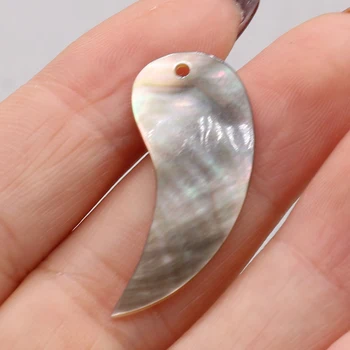 10Pcs Prírodné Čierne Shell Prívesok perleť Nepravidelný Prívesok Na Šperky, Takže DIY Náhrdelníky Náušnice Príslušenstvo