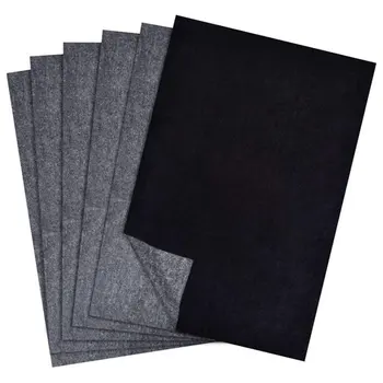 50pcs A4 Karbónový Papier Čierny Čitateľné Grafit Prenos Sledovanie Maľovanie Opakovane Umenie Povrchy kopírovací Papier