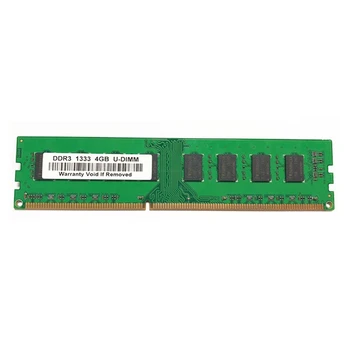 DDR3 4GB 1333Mhz Ploche Pamäte RAM PC3-10600 1.5 V, 240 Pin DIMM Pamäte Počítača 16P Chip RAM Pamäť