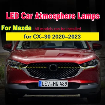 LED Denných prevádzkových Svetlo Na Mazda CX-30 2020-2023 Scan Začína Nepremokavé Auto DRL 12V Hmlové Svietidlo Dekorácie Atmosféru Žiarovka 12V