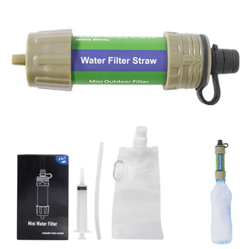 Cestovné Čistička Vody Vodný Filter Slamy Pre Pešiu Turistiku Vody, Čistenie Zariadenia Prenosné Osobné Vody Filting Prežitie Pre Vonkajšie.