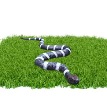 Simulácia Black Snake Hračka Elastické TPR Falošné Modely Zvierat Záhrada Rekvizity Pre Halloween Party Domova Dodávky Had Hračky Pre
