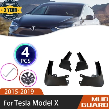 Pre Tesla Model X 2015 2016 2017 2018 2019 Predné Zadné Kolesá Splash Blato Mudflap Stráže Blatníka Blatník Auto Príslušenstvo