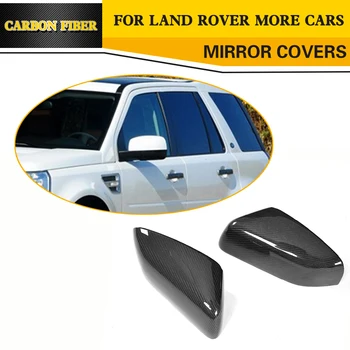 Carbon Fiber Auto Náhradné zadné Kryty zrkadiel Shell Pre Land Rover Range Rover vouge športové SUV 4 Dvere 10-12 Freelander2 10-14