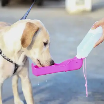 Prenosné Psa Fľaša Na Vodu Pre Malé Veľké Psy Cestovné Šteňa Mačka Pitnej Misy Vonkajšie Pet Zásobník Vody Feeder Pet Produkt