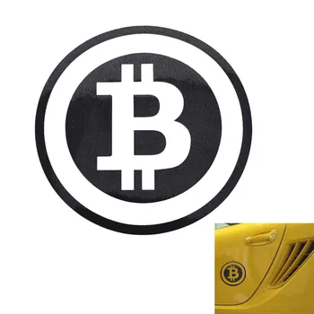 Hot Veľká Bitcoin Cryptocurrency Blockchain slobody nálepky vinyl auto okno odtlačkový