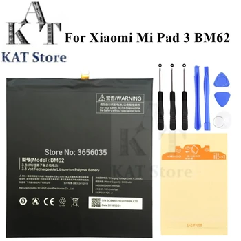 Mobilný Telefón Li-pol Batéria Pre Xiao Mi Pad 3 BM62 6400mAh Nabíjateľný Akumulátor, Náhradné