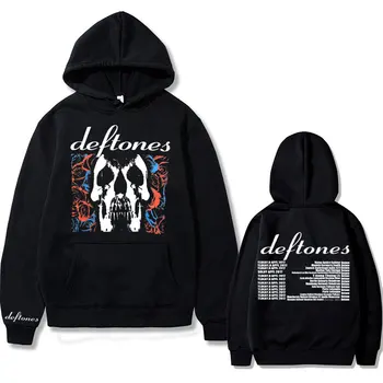 Deftones Kapela Album Alternatívneho Rocku Harajuku Hoodie Streetwear Muži Móda Vysokej Kvality Mikina Pánska Nadrozmerné Lebky Hoodies