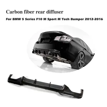 Carbon Fiber /Fiber glass Zadný Nárazník Difúzor Pery Spojler Pre BMW 5 series F10 M Šport Nárazníka 2012-2016 Auto Tuning Dielov