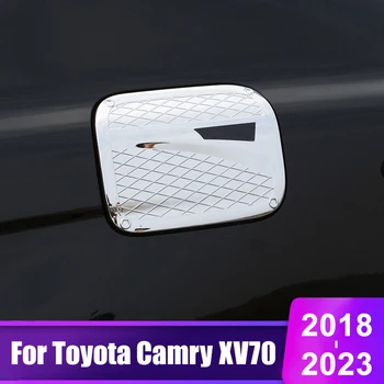 Pre Toyota Camry 70 XV70 2018 2019 2020 2021 2022 2023 Hybrid ABS Uhlíkových Vlákien Palivovej Nádrže Kryt Olej Spp Výbava Nálepky Príslušenstvo