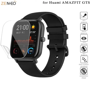 2 KS Úplné Pokrytie HD Matný Screen Protector Pre Huami Amazfit GTS Ochranný Film Smart Sledovať Filmy Za Amazfit GTS hodinky