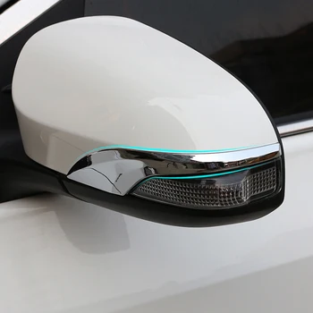 Pre YARIS VITZ Príslušenstvo 2017 2018 auto Styling ABS Chrome Auto Spätné zrkadlo dekorácie pásy Kryt Výbava