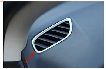 Na Mitsubishi Eclipse Kríž 2013-2019 ABS Chróm/nerez klimatizácia zásuvky dekoratívne rám auto príslušenstvo