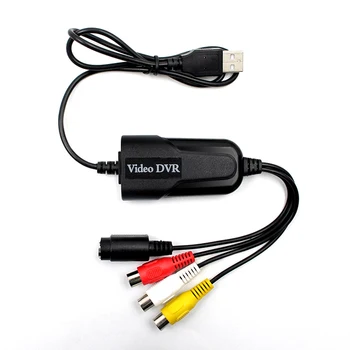 H1111Z NOVÝ USB 2.0 Audio Video Zachytiť Kartu Adaptér VHS na DVD Video Capture pre Windows 10/8/7/XP Zachytiť Video Zariadenia Adaptér